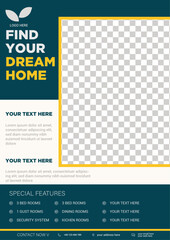 Modern Real Estate Flyer Template for Property Promotion