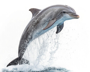 Dolphin on a white background