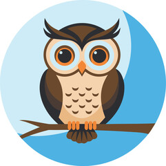 Owl logo symbol vector Art, Icons, and Graphics for Designers