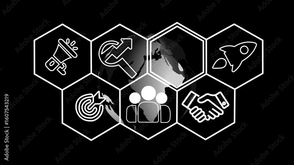 Aufkleber rent concept button on a futuristic ,beautiful abstract wave technology background. business, techno
