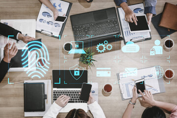 System for safeguarding digital identity using fingerprint authentication, encryption, and secure...