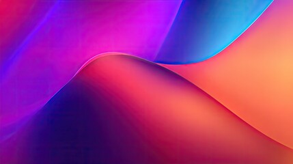 Abstract colorful overlapping shapes.