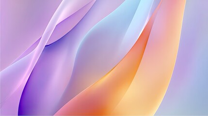 Abstract design with flowing pastel colors.