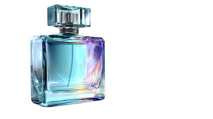 perfume bottle isolated on white