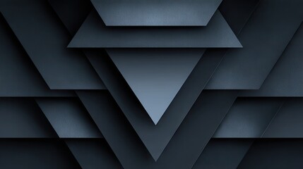 Abstract geometric design with layered triangles.