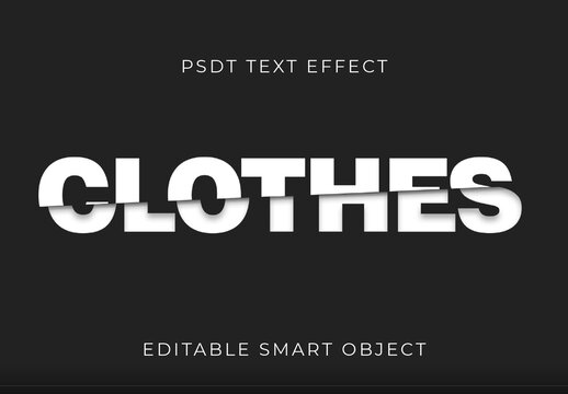 Sliced Bold Text Effect