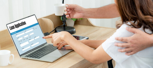 Online loan application form for modish digital information collection on the internet network