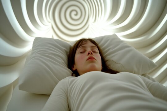 Metaphorical sleep apnea awareness of a long-lasting ailment. Healthcare solution. Epidemic response. Chronic disorder - sleep apnea: abstract image of individual status. Therapy session.