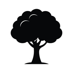 vector tree silhouette