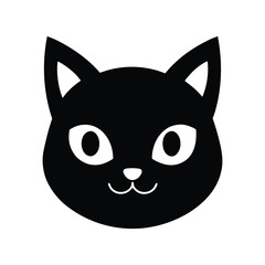 black cat face