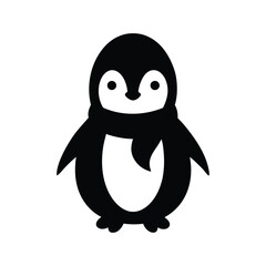penguin cartoon isolated on white