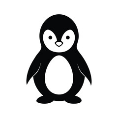 penguin on a white background