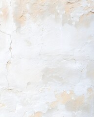 Fototapeta premium Aged White Plaster Wall Texture
