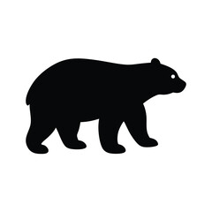 silhouette of bear