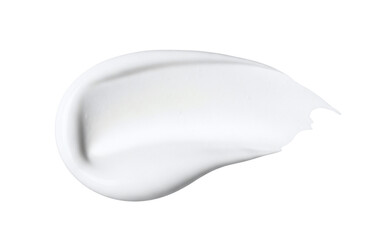 White cream texture swatch for skincare product