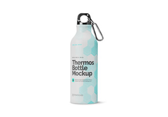 Thermos Bottle Mockup