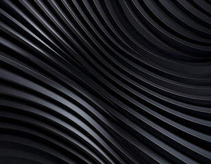 Naklejka premium Abstract dark background curved lines