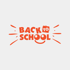 back to school design vector