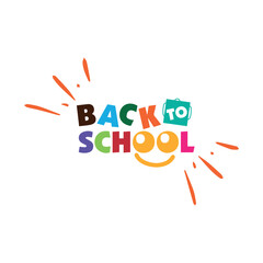 back to school design vector