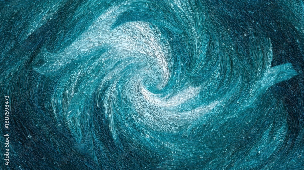 Poster abstract teal swirling pattern background texture design graphic art image