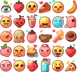 Funny Emotion Icons &ndash; Hand-Drawn Style 44