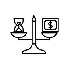 time vs money vector