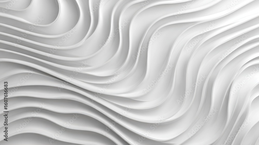 Poster elegant monochrome white seamless wave texture pattern background for design projects