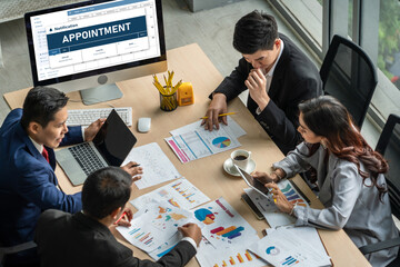 Online applointment booking calendar for modish regristration on the internet website
