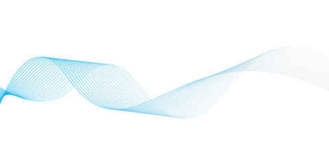 Abstract blue background with dynamic lines and curves forming a flowing wave pattern, ideal for modern business and technology web designs