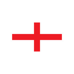 England flag icon, England national symbol on transparent PNG.
