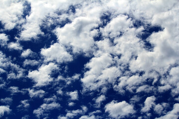 Altocumulus clouds