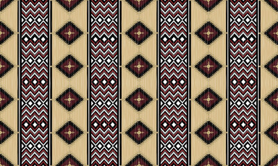 Navajo tribal vector seamless pattern. Native American ornament. Ethnic South Western decor style. Boho geometric ornament. Vector seamless pattern. Mexican blanket, rug. Woven carpet illustration	
