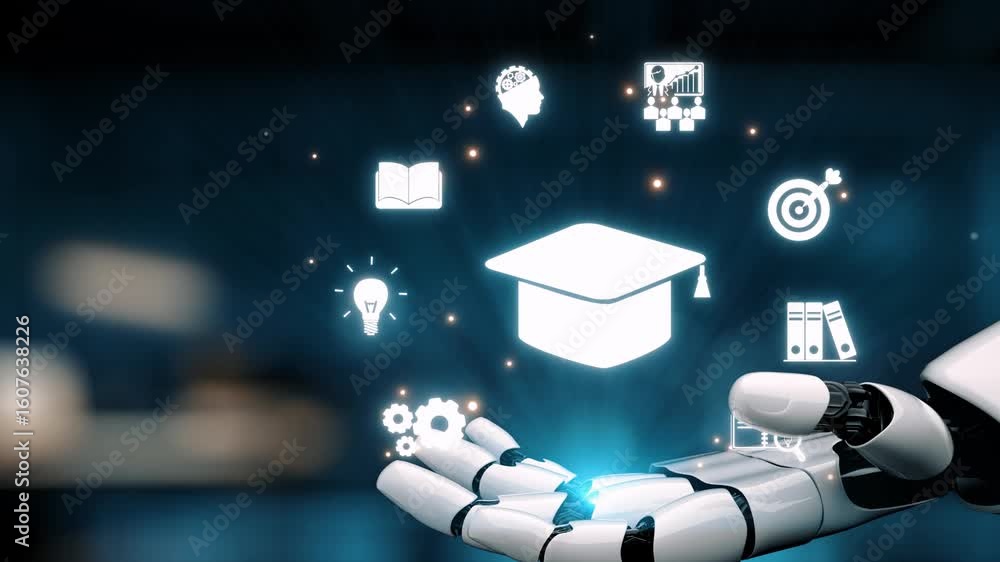Aufkleber ai powers digital learning with smart education platforms, virtual tutors, and personalized tools to