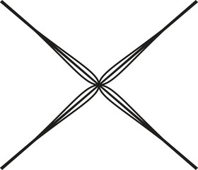 Abstract geometric pattern with vibrant color splashes and a distinct silhouette element suitable for modern design