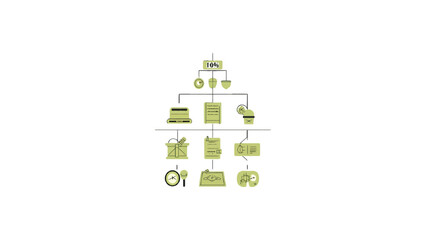 Fototapeta premium Unlock 100% potential with business planning, strategizing, and analysis for growth, efficiency, and financial success with our solutions