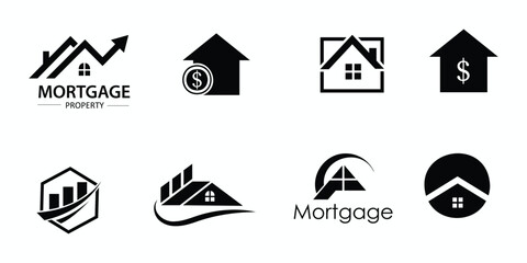 Bold Real Estate Vector Icons with Minimal Style
