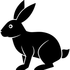 Creative Rabbit Vector Illustration | Cute Bunny Cartoon for Easter, Spring, and Animal Designs