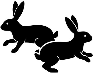 Creative Set of Rabbit Vector Illustrations | Cute Bunny Collection for Spring, Easter, and Nature Themes