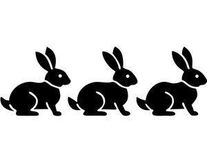 Creative Set of Rabbit Vector Illustrations | Cute Bunny Collection for Spring, Easter, and Nature Themes