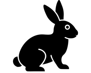 Creative Rabbit Vector Illustration | Cute Bunny Cartoon for Easter, Spring, and Animal Designs