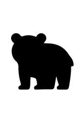 Silhouette of a Bear