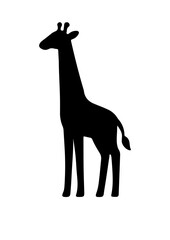 Silhouette of a Giraffe