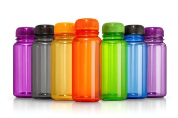 Colorful Reusable Water Bottles for School Activities and Hydration During Class Time