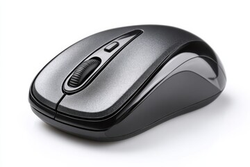 Computer Mouse on a White Background Ideal for Smooth Navigation and Control
