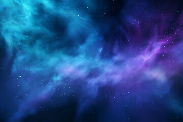 Naklejka premium Ultra-detailed cyberpunk abstract background with glowing neon lines and geometric tech shapes in vibrant blue and purple hues, futuristic digital landscape design, dark modern gradient overlay