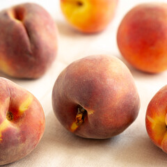 Raw Organic Peaches Ready to Eat