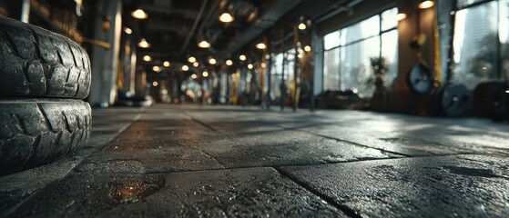 Modern gym strength training gear