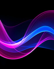 Fototapeta premium abstract blue wave background