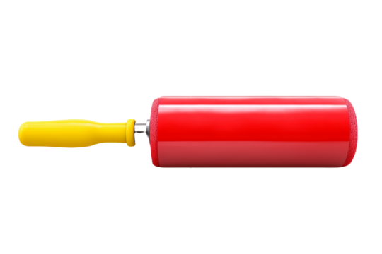 Clean paint roller with soft texture