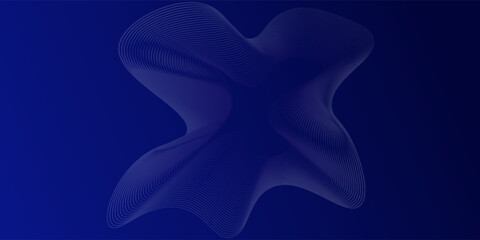 Blue and purple violet vector abstract particles soundwave background. illustration.